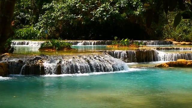 Luang Prabang, Laos - Kuang Si Waterfall Bike Trek