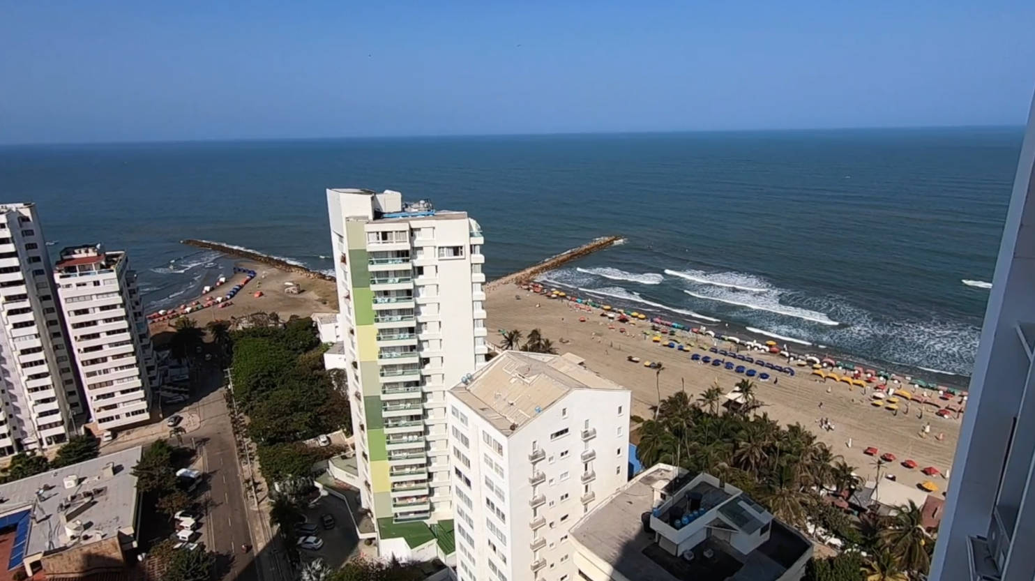 b3_Apt View and Cartagena Beach