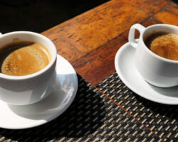 Super good black Laos coffees. Luang Prabang, Laos.