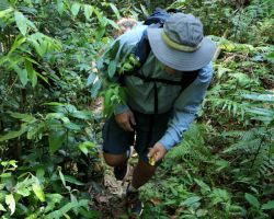 Rick on our Bolaven Plateau trek. Pakse, Laos.