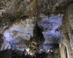 Large room inside Paradise cave. Phong Nha, Vietnam.