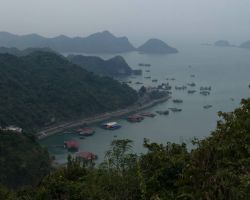 View from the Cannon Fort. Cat Ba Island, Vietnam.