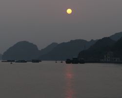 Sunset. Cat Ba Island, Vietnam.