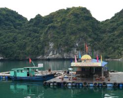 Ha Long Bay restaurant. Cat Ba Island, Vietnam.