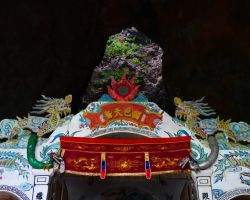 Small cave temple, Thien Huong Dong. Tam Coc, Vietnam.