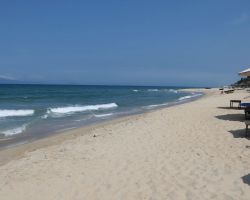 An Bang Beach. A 20 minute bike ride from the historic district in town. Hoi An, Vietnam.