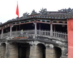 Japanese Covered Bridge dating back to the early 17th century. Hoi An, Vietnam