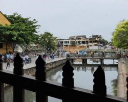 River view from the Japanese Covered Bridge. Hoi An, Vietnam