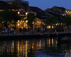 Another night street view. Hoi An, Vietnam.