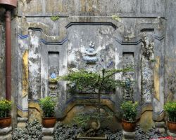 Courtyard inside the Old House of Tan Ky (built early 1800's). Hoi An, Vietnam