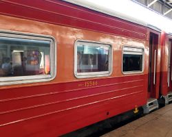 One of two train rides taken to reach Galle. This was our train car from Kandy to Colombo. Galle Fort, Sri Lanka.