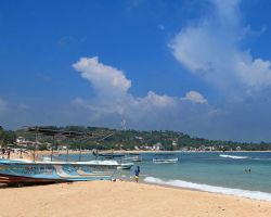 Unawatuna beach. Unawatuna, Sri Lanka.