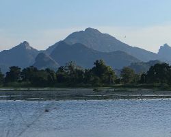 Small lake near our guesthouse. Sigiriya, Sri Lanka.