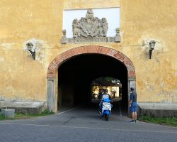 Galle Fort old gate built in 1669. Galle Fort, Sri Lanka.