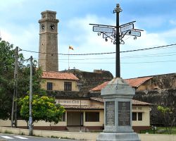 Galle Fort Clock Tower. Galle Fort, Sri Lanka.