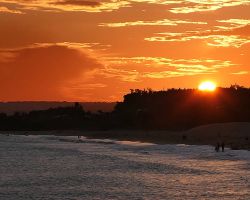 Kenting beach sunset. Southern Area, Taiwan.