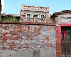A building in the old streets of Lukang. Western Area, Taiwan.