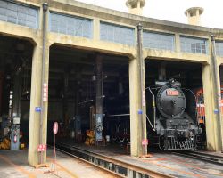 The Changhua Old Train Roundhouse, the last working roundhouse in Taiwan. Western Area, Taiwan.