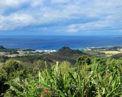 Kenting Aboreutum view looking out the ocean. Southern Area, Taiwan.