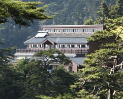 Looking back at the hostel. Western Area, Taiwan.