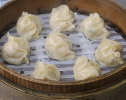 Steamed dumplings in Kaohsiung. Southern Area, Taiwan.