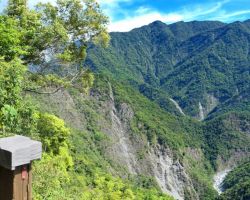 Panorama from the Walami trail in Yuli. East Coast, Taiwan.