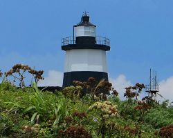 Fugui Cape Lighthouse (the northern most point in Taiwan). Northern Area, Taiwan.