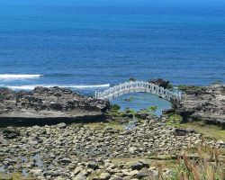 Shimen Arch Park bridge. Northern Area, Taiwan.