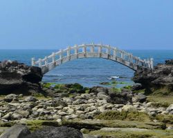 Shimen Arch Park bridge. Northern Area, Taiwan.