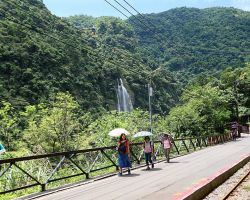View from our Log Cart ride. Northern Area, Taiwan.