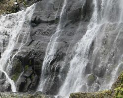 Close-up of the bottom of Wulai Falls. Northern Area, Taiwan.