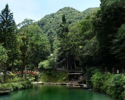 Wulai Resort Lake. Northern Area, Taiwan.